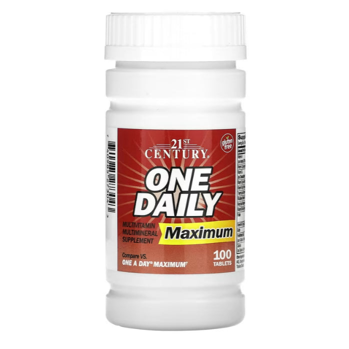 LowCostPH | 21st Century, One Daily, Women's, 100 Tablets, One Daily, Men's Health, 100 Tablets