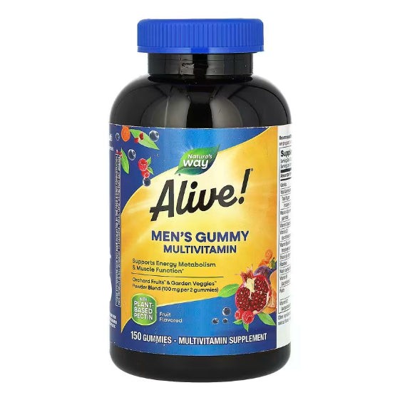 USA Onhand | Nature's Way, Alive! Max3 Potency, Men's and Women's Daily Multivitamin, No Added Iron