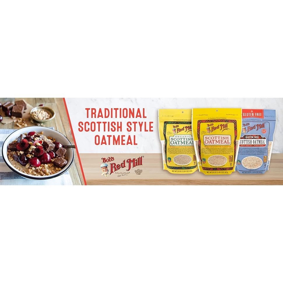 LowCostPh | Bob's Red Mill Organic Scottish Oatmeal 567g Inspiring Joy with Wholesome Foods
