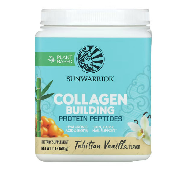 LowCost PH| Sunwarrior, Warrior Blend, Protein, Vanilla, 1.65 lb (750 g) & Collagen Building
