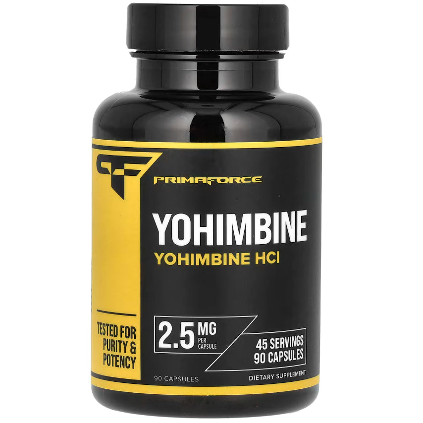 LowCost PH| Primaforce, Yohimbine HCl, 5 mg, 90 Capsules (2.5 mg per Caps) Non-GMO and Gluten Free
