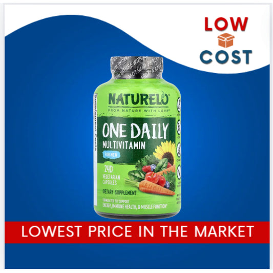 LowCost PH| NATURELO, One Daily Multivitamin For Men, 240 Vegetarian Capsules