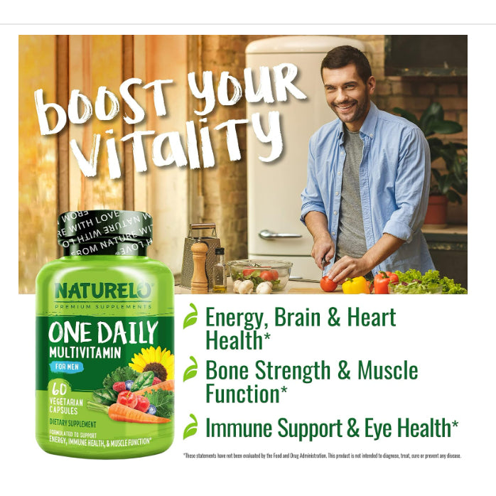 LowCost PH| NATURELO, One Daily Multivitamin For Men, 240 Vegetarian Capsules