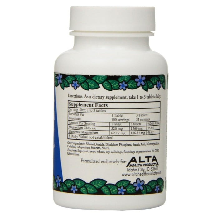 LowCost PH| Alta Health, Magnesium Chloride, 100 Tablets