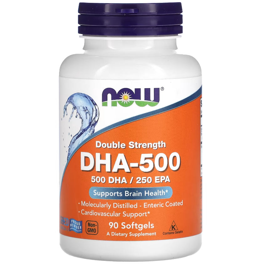 LowCostPH | Now, DHA-500/EPA-250, Double Strength, 180 Softgels Double Strength500 DHA EPA