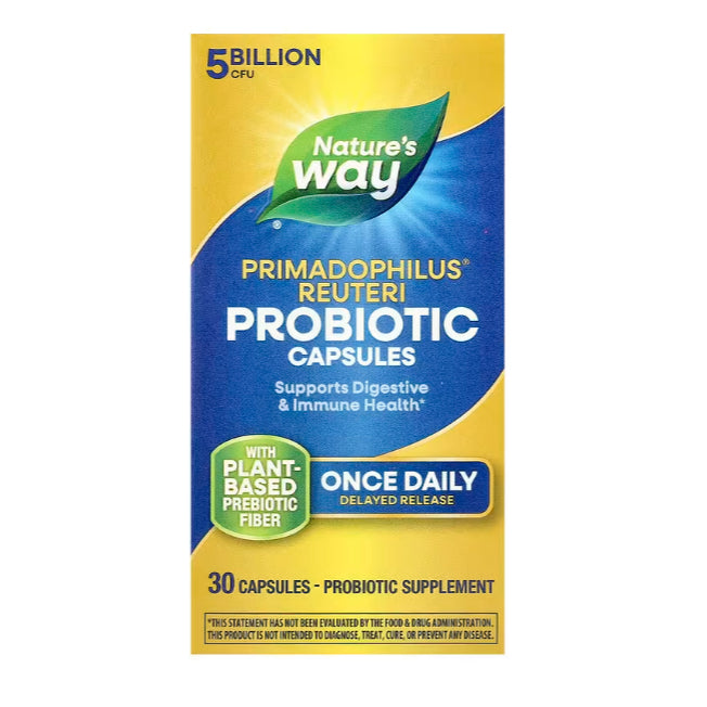 LowCostPh | Nature's Way, Primadophilus Reuteri, 5 Billion CFU, 90 Capsules