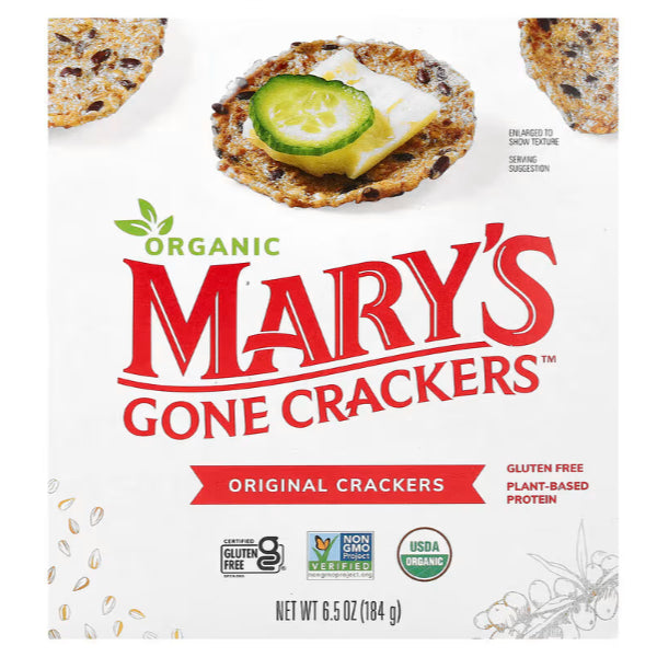 Grocer Farmer | Finn Crisp Sourdough Rye Thins, Mary's Gone Crackers, Caraway, Original, Herb,Pepper