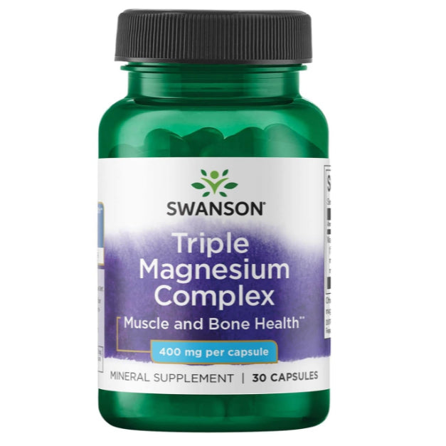 LowCost PH| Swanson Triple Magnesium Complex 400 Milligrams capsules 2027 Expiry