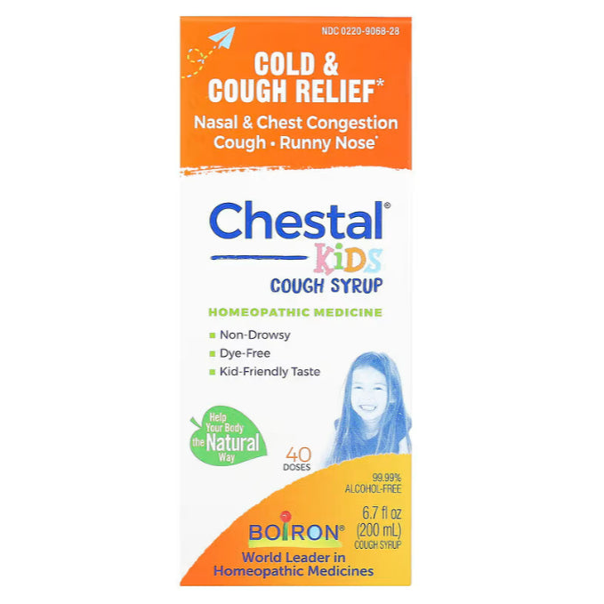 Lowcostph | Boiron, Chestal Adult, Honey, Cough & Chest Congestion, 6.7 fl oz for  2+ Kids & Adult
