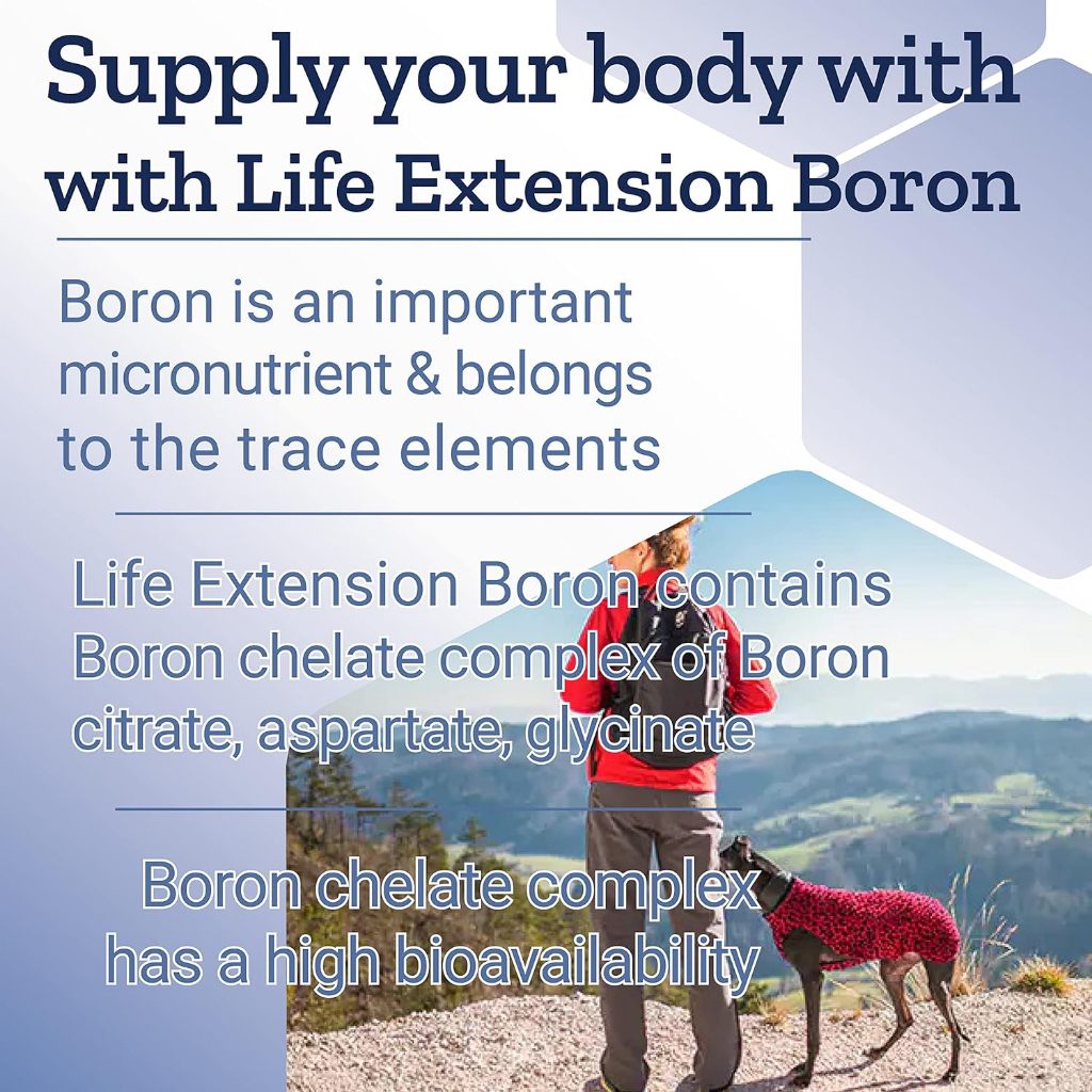 Life Extension, Boron, 3 mg, 100 Vegetarian Capsules