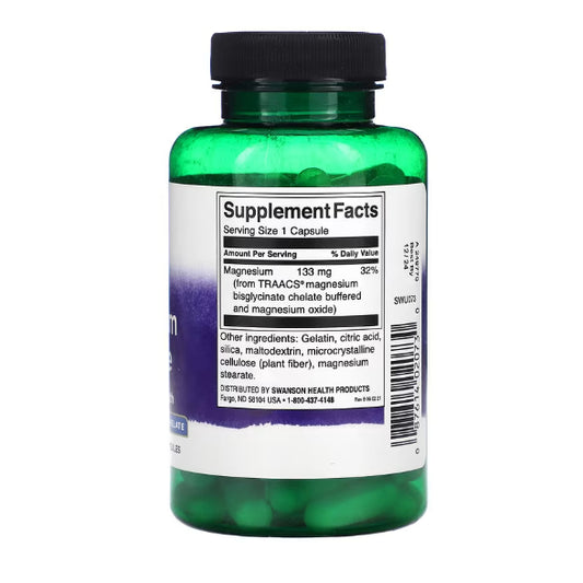 LowCost PH| Swanson, Albion, Magnesium Glycinate, 133 mg, 90 Capsules