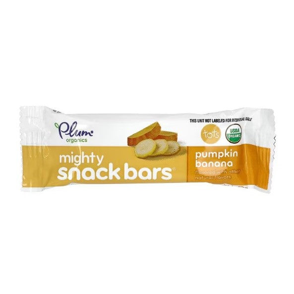 LowCostPh | Plum Organics, Mighty Snack Bars, Tots, Pumpkin Banana, 6 Bars, 0.67 oz (19 g) Each