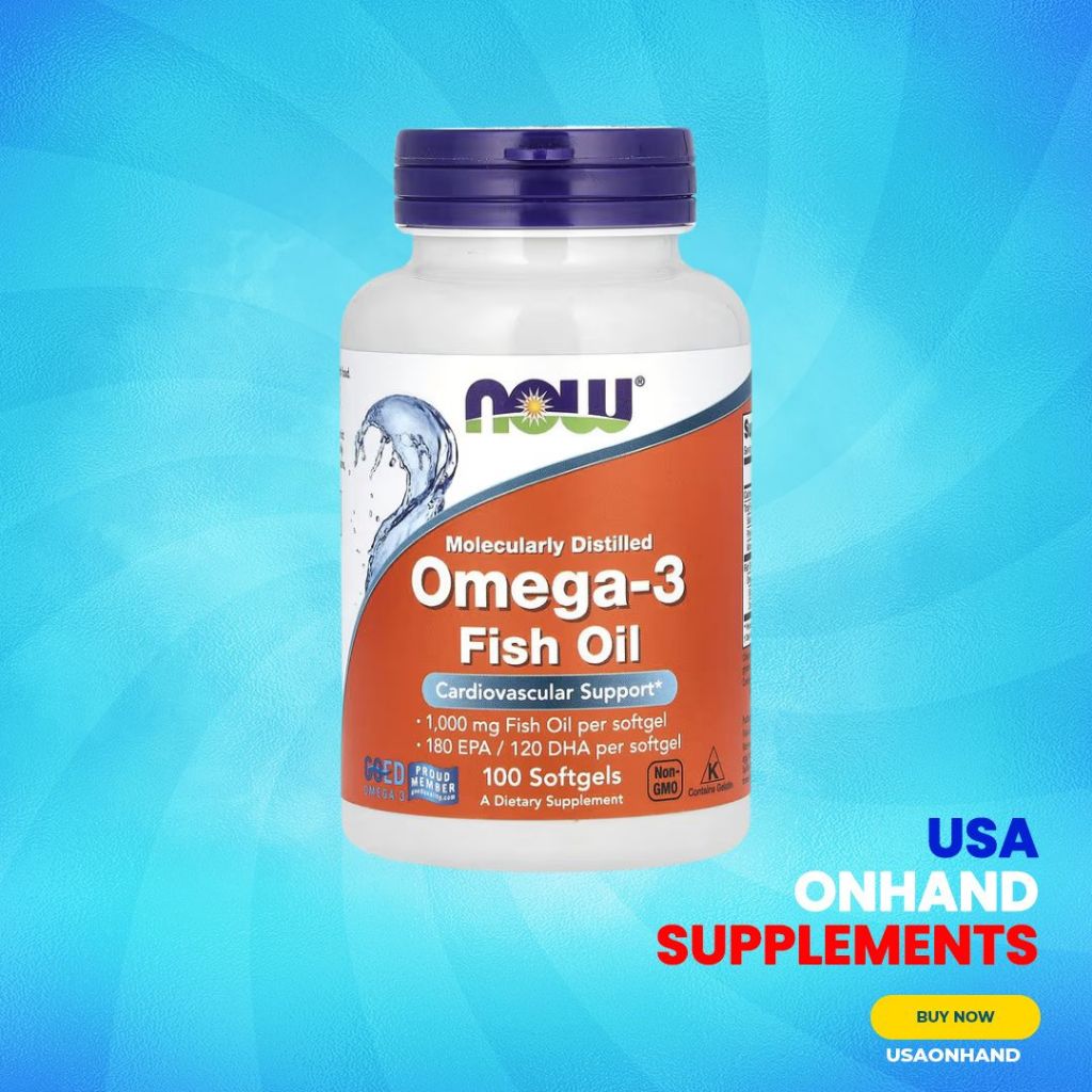USA Onhand | Now Foods, Super Omega 3 Fish Oil ( Heart Health )