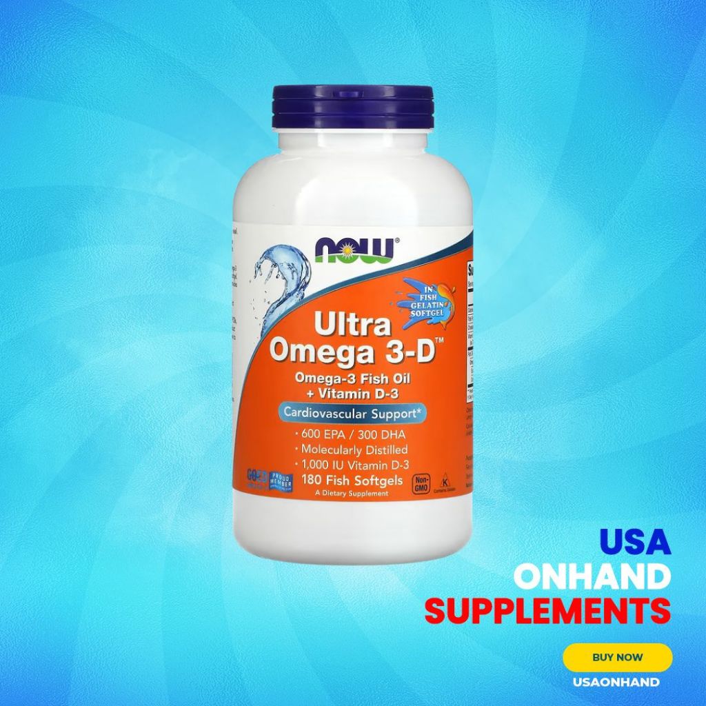 USA Onhand | Now Foods, Super Omega 3 Fish Oil ( Heart Health )