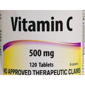 LowCostPh | Webber Naturals 500mg Vitamin C Food Supplement 120pcs