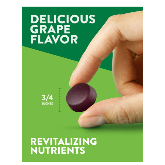 LowCost PH| Nature's Truth, Essential Iron + B-Vitamins, Zinc, Natural Grape, 60 Vegan Gummies