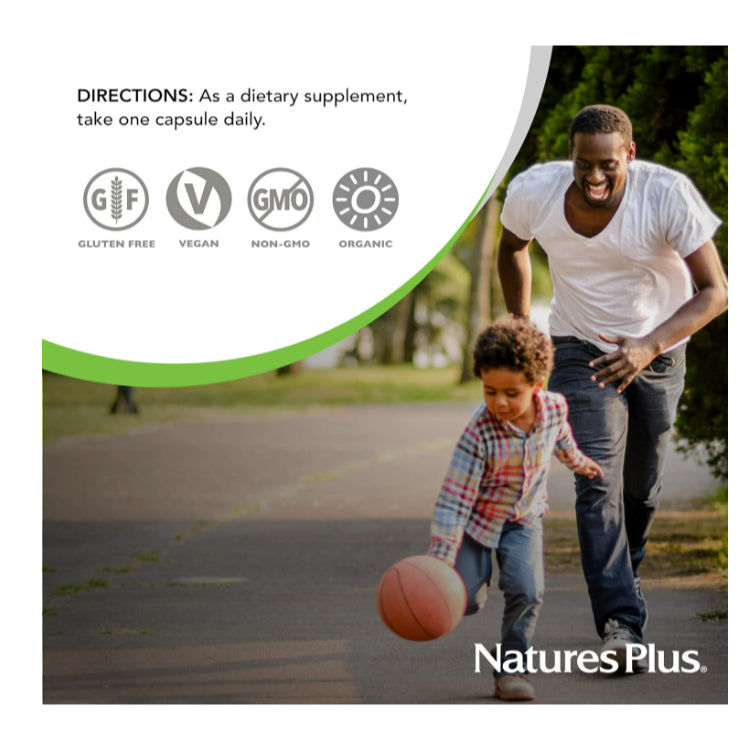 LowCost PH| NaturesPlus, Source of Life, Garden, Organic Vitamin K2, 60 Vegan Caps