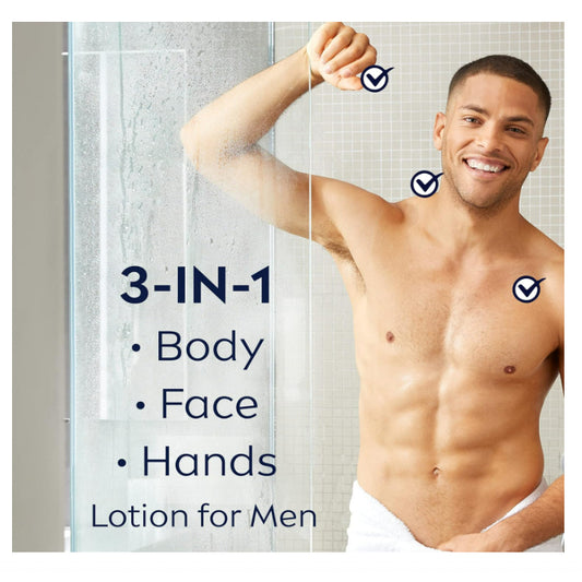 LowCostPH | Nivea, Men, Maximum Hydration, 3-in-1 Nourishing Lotion, Aloe Vera, 16.9 fl oz (500 ml)