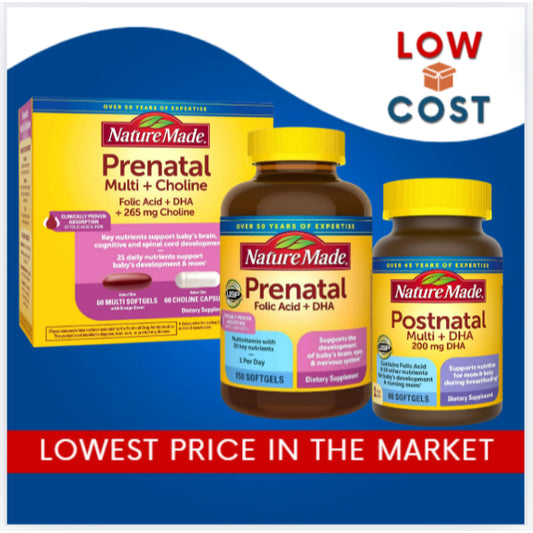 LowCostPh | Nature Made, Prenatal Folic Acid, 250 | 90 Tablets