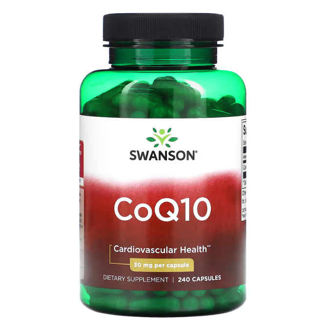 Swanson Ph | Swanson, CoQ10, 10mg, 30mg, 100mg, 120mg, 200mg, w/ Tocotrienols, Cardiovascular Health