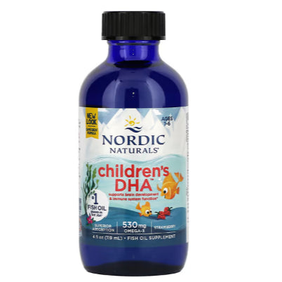 LittleSunshine | Nordic Naturals, Children's DHA, Ages 1-6, Strawberry, Vegetarian, Brain Support