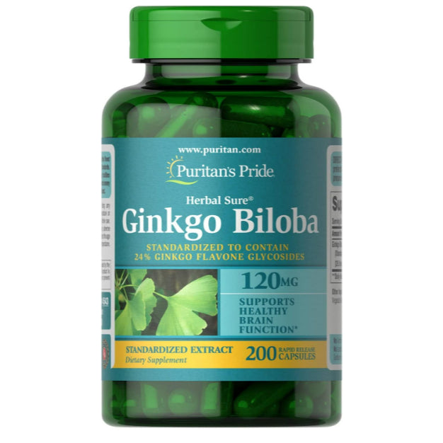 LowCostPH | Puritan's Pride Ginkgo Biloba Standardized Extract supports Healthy Brain Function