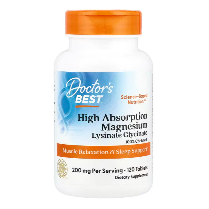 LowCostPH | Doctor's Best, High Absorption Magnesium, 100 mg, 120 | 240 Tablets | Powder, 7.1 oz