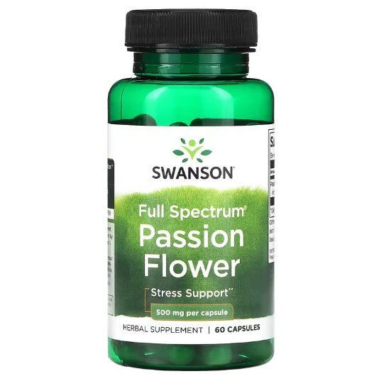 Swanson Ph | Swanson Full Spectrum Passion Flower, Lemon Balm, Lavender Flower, Stress Support