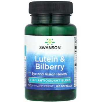 Swanson Ph | Swanson, Lutein Esters & Bilberry, Fruit 470mg, Extract, Eye and Vision Support