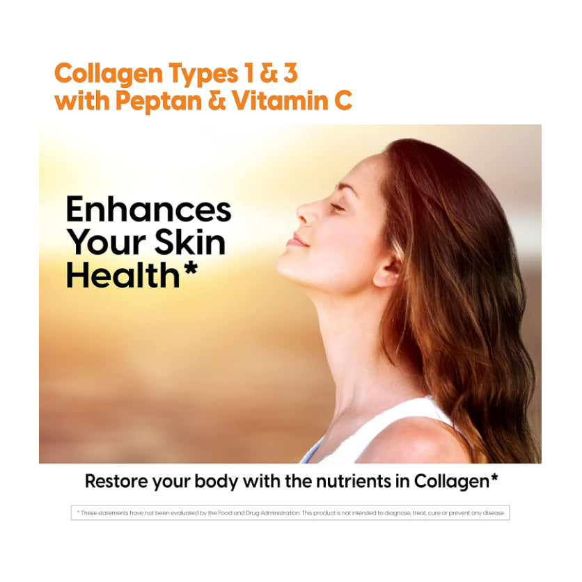 LowCost PH| Doctor's Best, Collagen Types 1 and 3 w/ Peptan and Vitamin C, 240 Caps 2000mg per serv