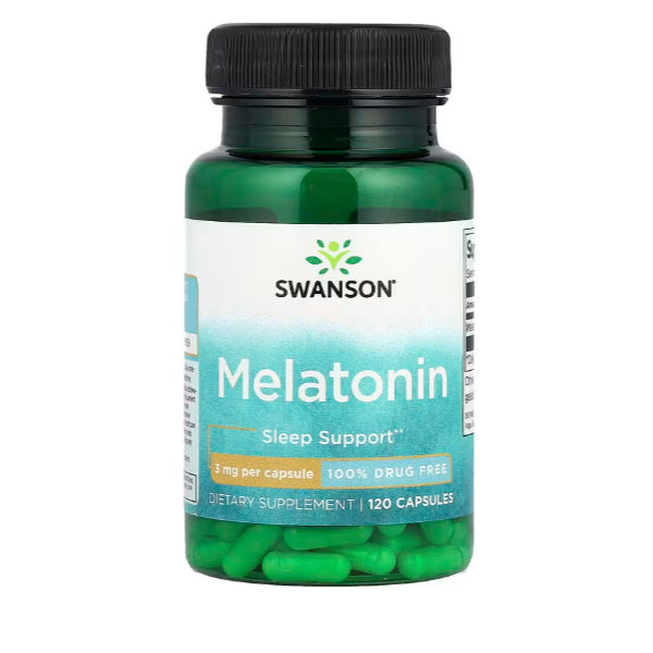 LowCostPh | Swanson, Triple Strength Melatonin, 10 mg, 60 Capsules
