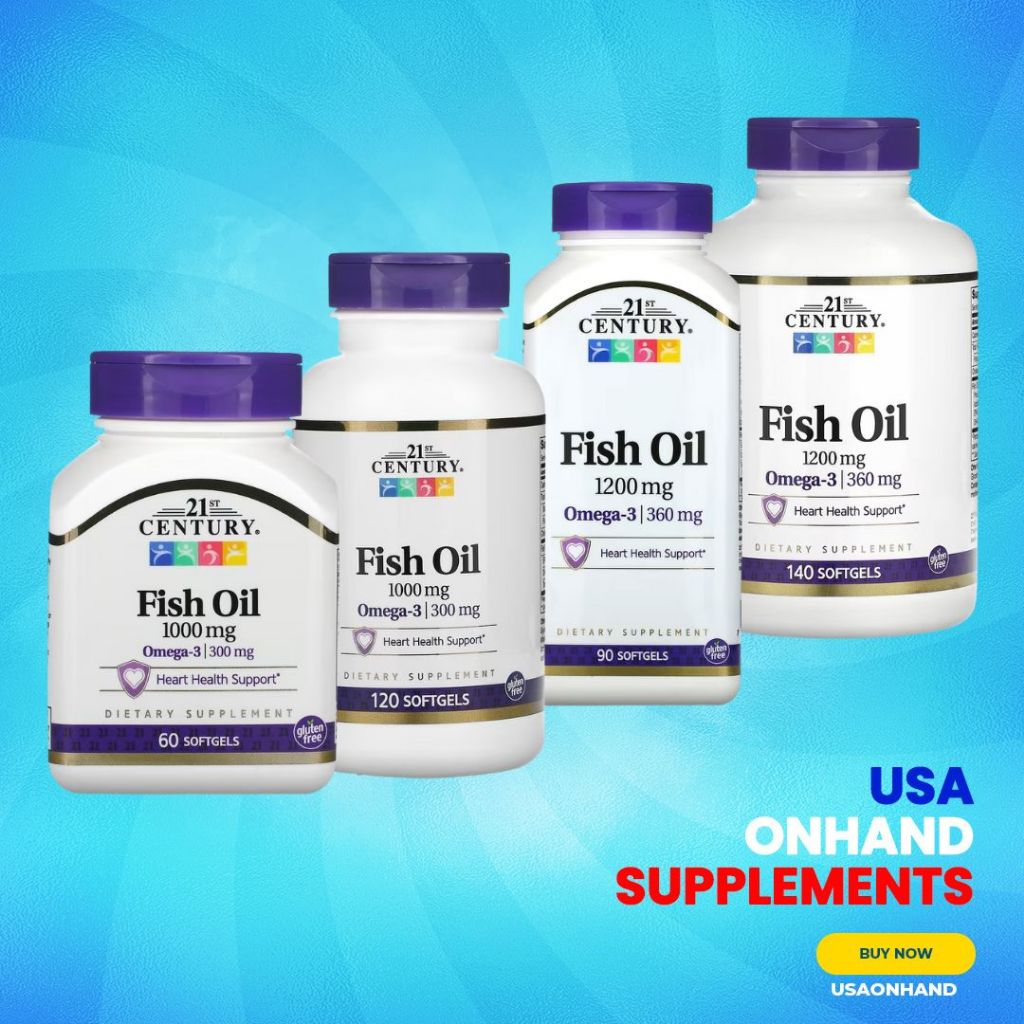 USA Onhand | 21st Century, Fish Oil ( Heart Health Support )