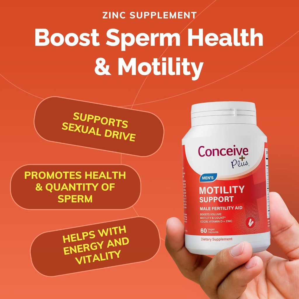 LowCostPh | Conceive Plus, Men's Motility Support, 60 Vegetarian Capsules, Motility, Quality,