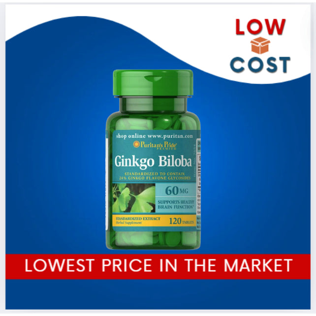 LowCost PH| Puritan's Pride Ginkgo Biloba Standardized Extract supports Healthy Brain Function