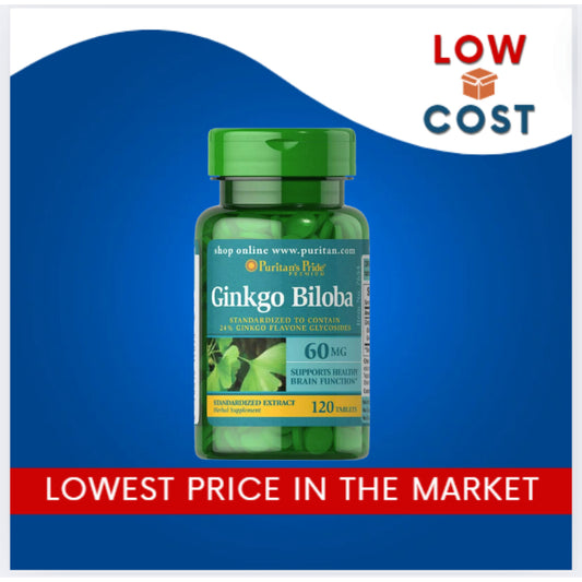 LowCost PH| Puritan's Pride Ginkgo Biloba Standardized Extract supports Healthy Brain Function
