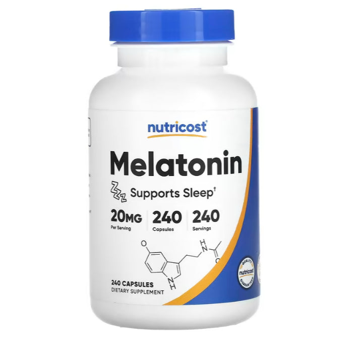 LowCostPh | Nature's Bounty, Melatonin, 1 mg, 3mg, 5mg, 10mg 100% Drug Free SleepAid, for Vegetarian