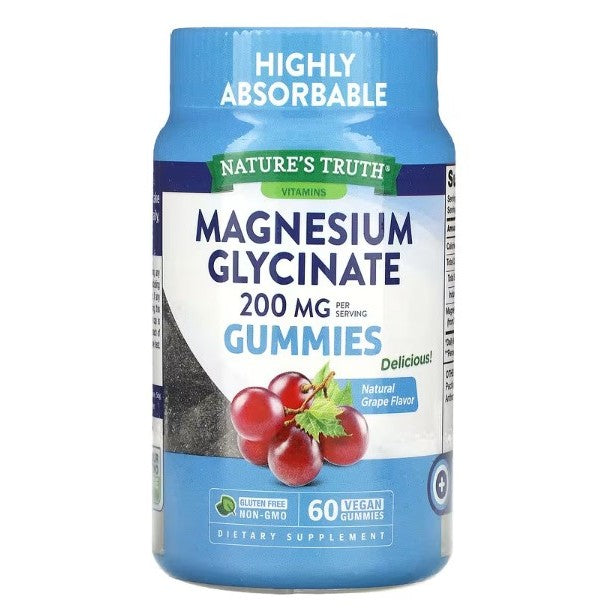 Nature'sTruthPH | Nature's Truth, Magnesium Glycinate, Supports Muscle Relaxation and Calmness