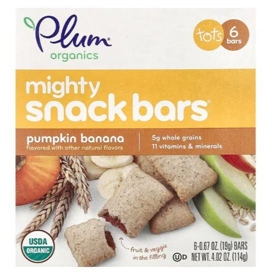 LittleSunshine | Plum Organics, Mighty Snack Bars, Tots, Strawberry, Pumpkin Banana, Blueberry