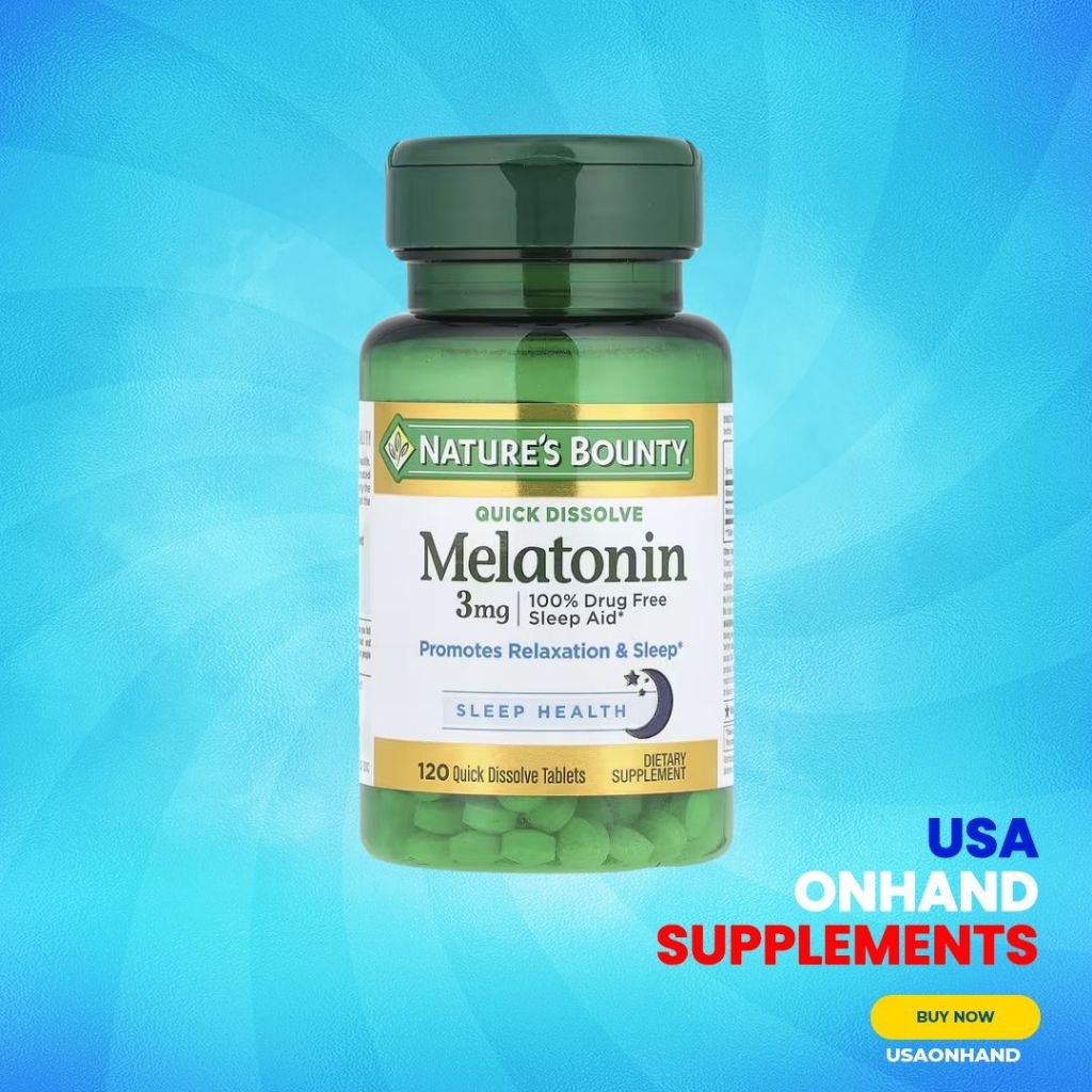 USA Onhand | Nature's Bounty, Melatonin ( Sleep Support )