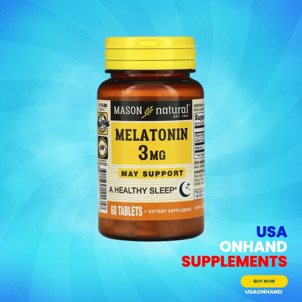 USA Onhand | Mason Natural Melatonin & Relax & Sleep ( Sleep Support )