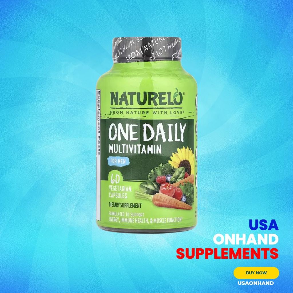 USA Onhand | Naturelo One Daily Multivitamin for Men & Women ( Support Energy & Immune Health )