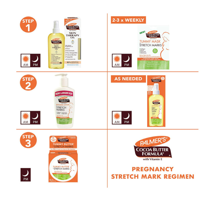 Low Cost PH | Palmers, Cocoa Butter Formula, Massage Cream for Stretch Marks, Tummy Butter Body.
