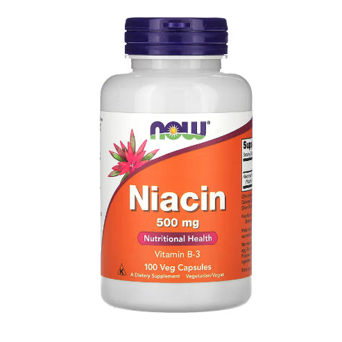 LowCostPh | Now, Nature's Way, Solaray  Niacin, 500mg | 100mg | Flush-Free, Double Strength,