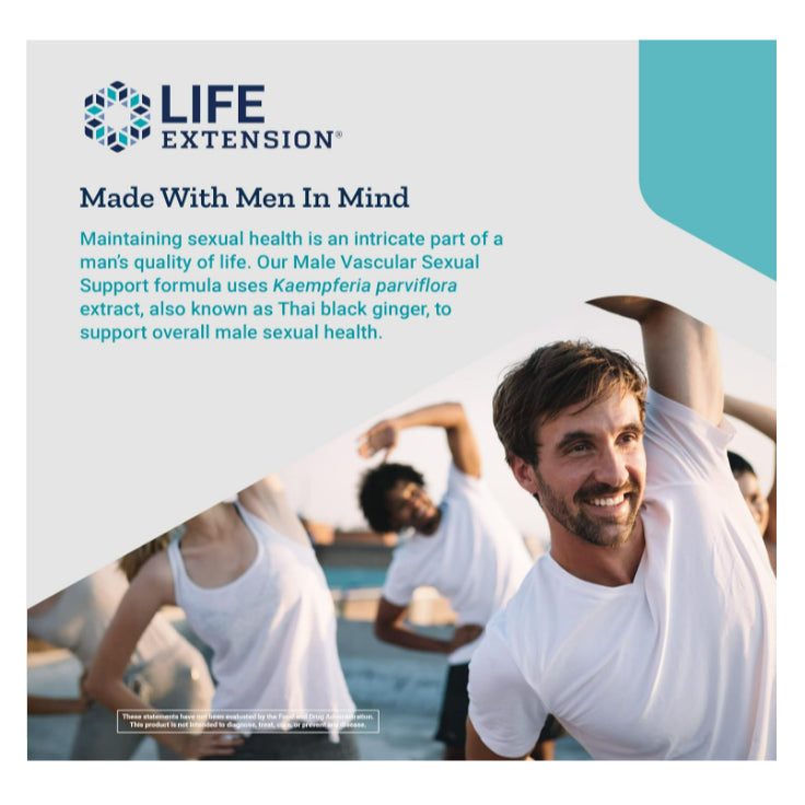 LowCost PH| Life Extension, Male Vascular Sexual Support, 30 Vegetarian Capsules