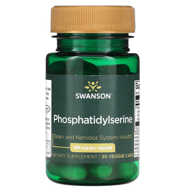 Swanson Ph | Swanson, Phosphatidylserine, 100mg, 300mg, Softgels Brain and Nervous System Health