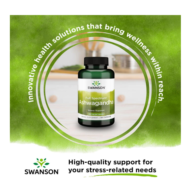 LowCost PH| Swanson, Full Spectrum® Ashwagandha, 900 mg, 100 Capsules (450 mg per Capsule)