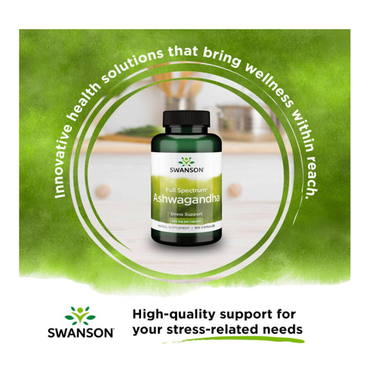 LowCost PH| Swanson, Full Spectrum® Ashwagandha, 900 mg, 100 Capsules (450 mg per Capsule)