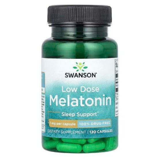 Swanson Ph | Swanson, Melatonin, 3mg 1mg Capsule. Encourages Healthy Sleep Patterns. Sleep Support