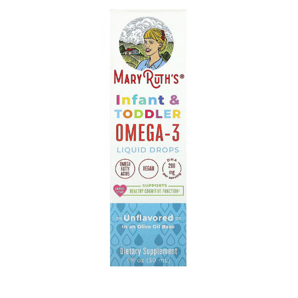 USAOnhand| MaryRuth Organics, Organic Toddler, Multivitamin Liquid Drops, Elderberry, Iron 1-3 Years