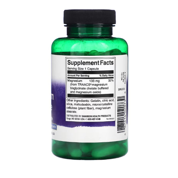 USA Onhand | Swanson, Albion, Magnesium Glycinate, 133 mg ( Muscle and Bone Health )